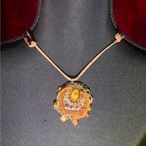 Handcrafted Pinecone Pendant Necklace
